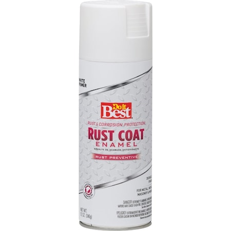 All-Source 12 oz. White Rust Coat Enamel 203612D